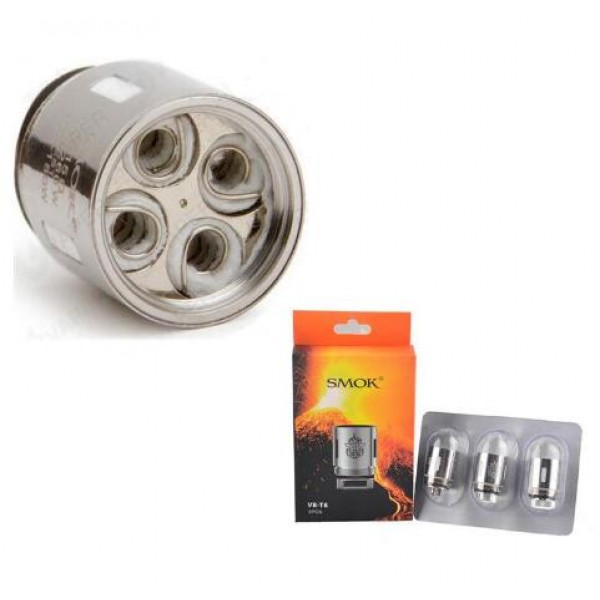 3PCS-PACK SMOK TFV8 V8-T8 Octuple Coil (6.6T) 0.15 Ohm