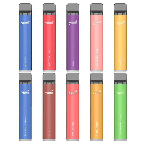 YUMI Bar 1500 Puffs 0mg Disposable Kit 850mAh