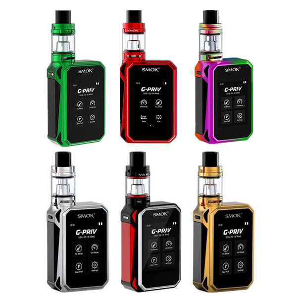 SMOK G-PRIV 220w Touch Screen 5.0ML Starter Kit With TFV8 Big Baby