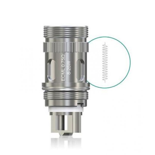 5PCS-PACK Eleaf ECML 0.75 Ohm Coil Head