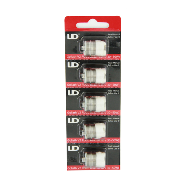 5PCS-PACK UD Goliath V2 0.5 Ohm-0.2 Ohm-0.15 Ohm Coils