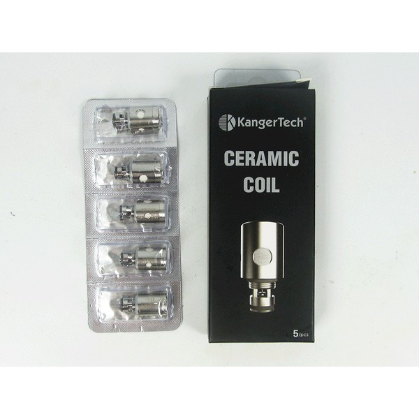 5PCS-PACK KangerTech SSOCC Ceramic Replacement Coil 0.5 Ohm