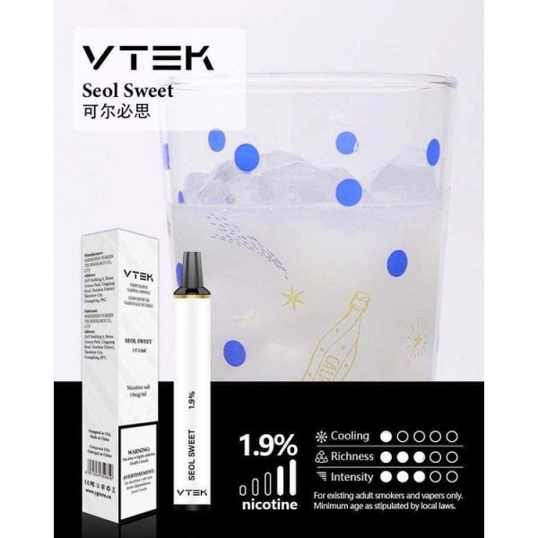 Vtek Plus 800puffs Disposable 650mAh