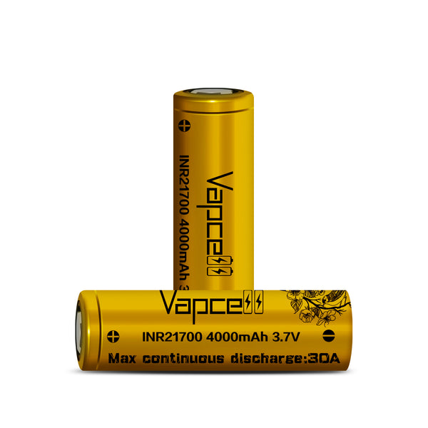 Vapcell INR 21700 3.7V 30A 4000mAh Battery