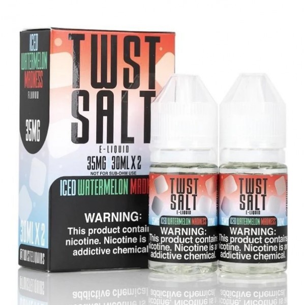 Twist Salt Iced Watermelon Madness E-juice 60ml -  U.S.A. Warehouse (Only ship to USA)