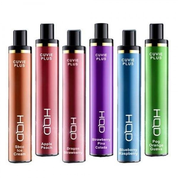 HQD Cuvie Plus Disposable Vape Device 850mAh 1200puffs