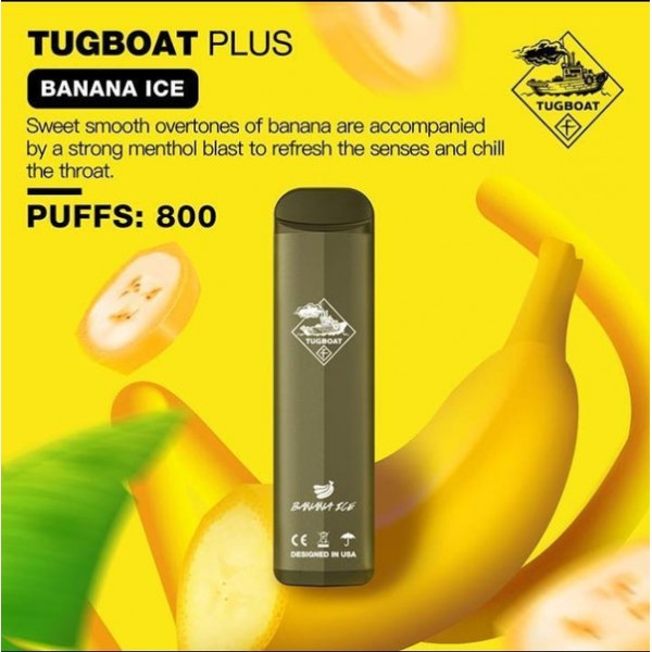 TUGBOAT PLUS DISPOSABLE POD DEVICE 800 Puffs 400mAh