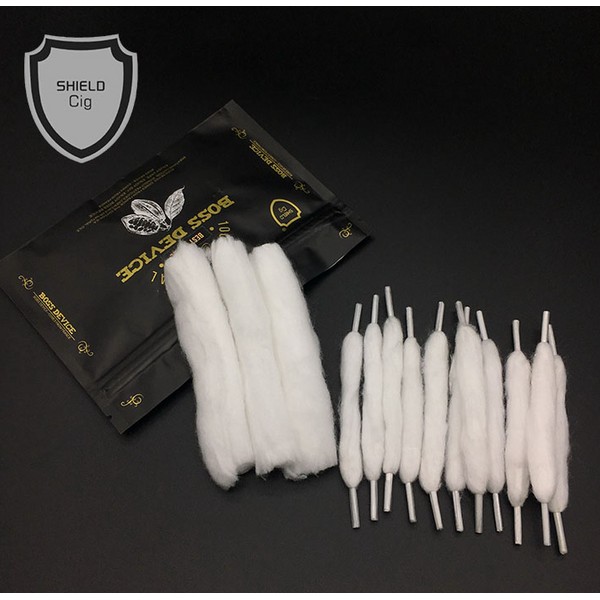 ShieldCig Boss Device Preloaded Cotton (15PCS-PACK)