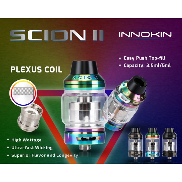 Innokin SCION II Sub Ohm Tank Atomizer (3.5ML-5ML)