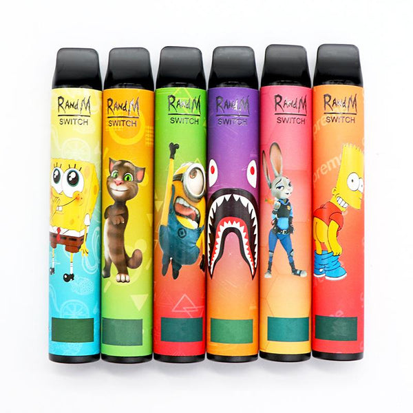 RandM SWTICH 2in1 2400 Puffs Dual Flavor Disposable with Different Versions