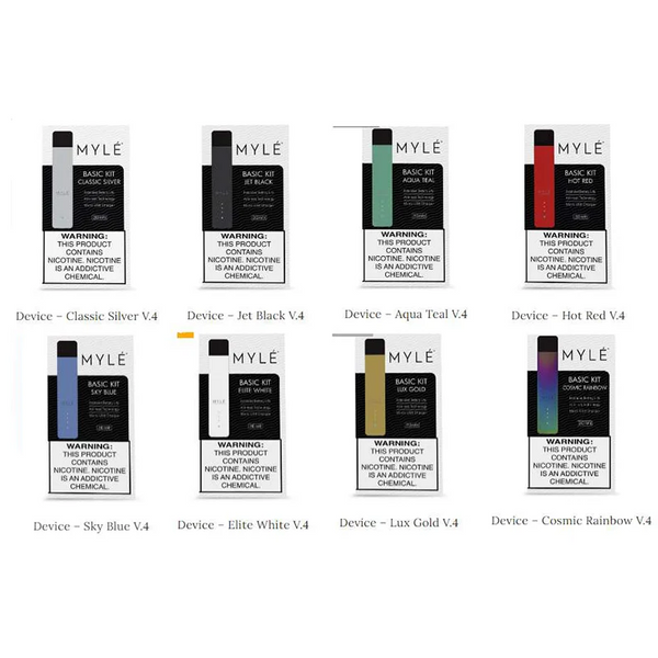 Mylé V4 Pod Kit 240mAh with Four Flavors Pods 0.9ml